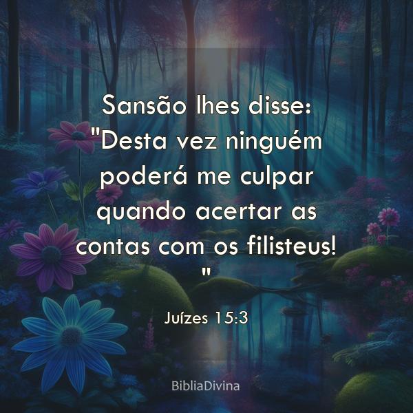 Juízes 15:3