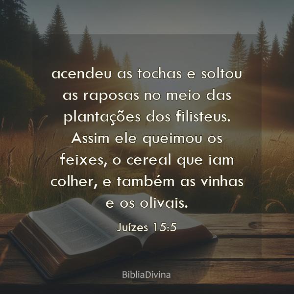 Juízes 15:5