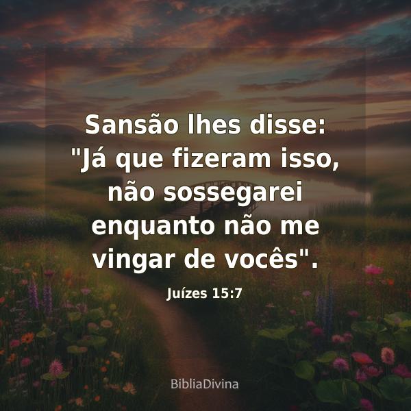 Juízes 15:7