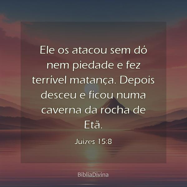 Juízes 15:8