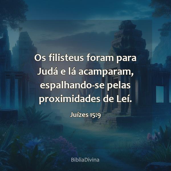 Juízes 15:9