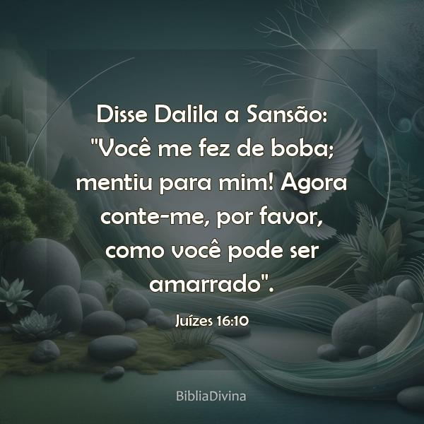 Juízes 16:10