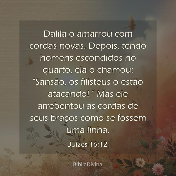 Juízes 16:12