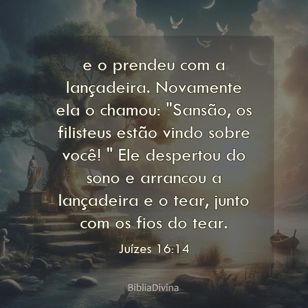 Juízes 16:14