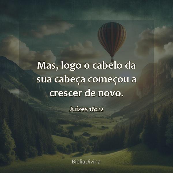 Juízes 16:22