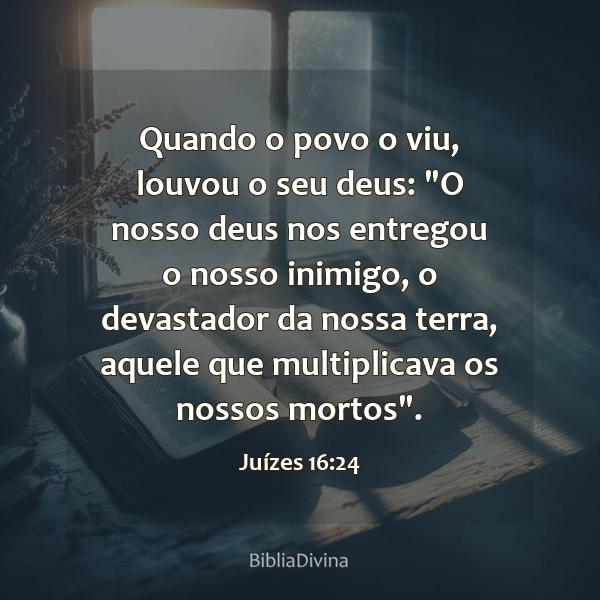 Juízes 16:24