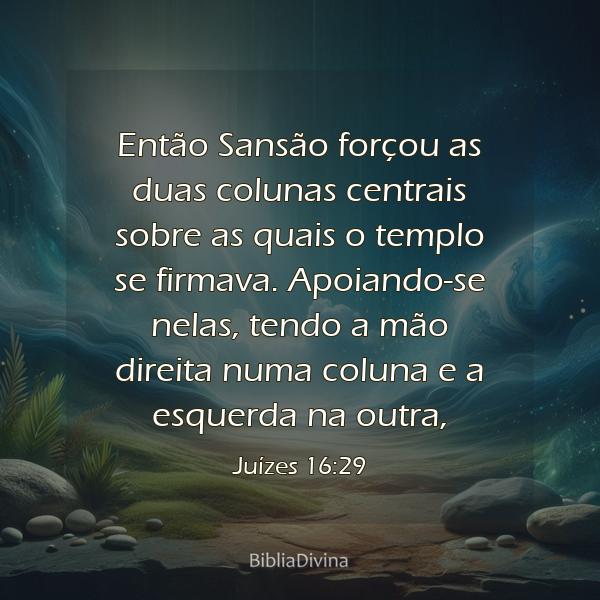 Juízes 16:29