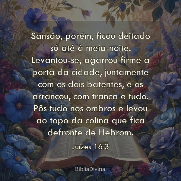 Juízes 16:3