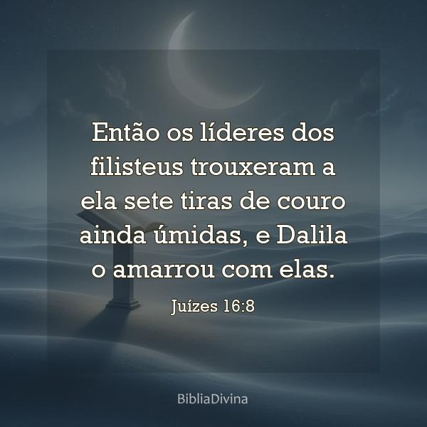 Juízes 16:8