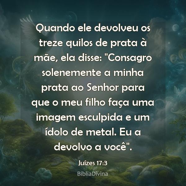 Juízes 17:3