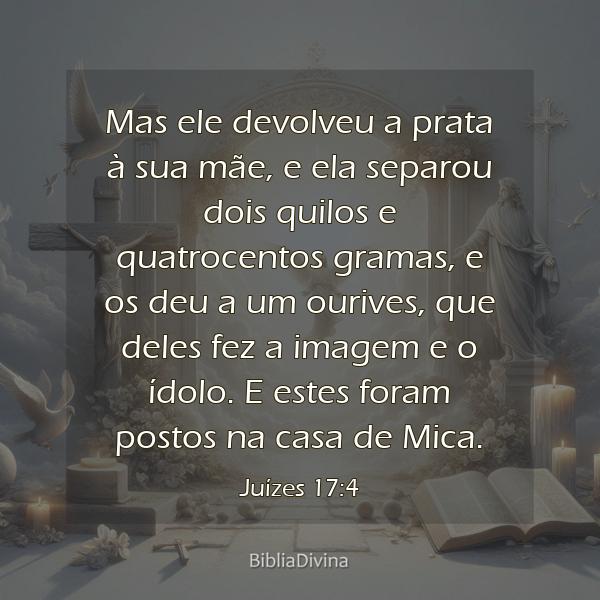 Juízes 17:4