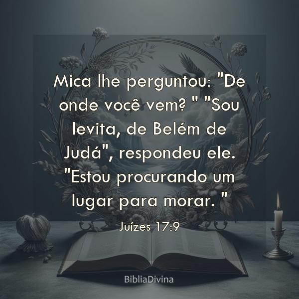 Juízes 17:9