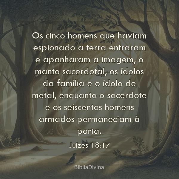 Juízes 18:17