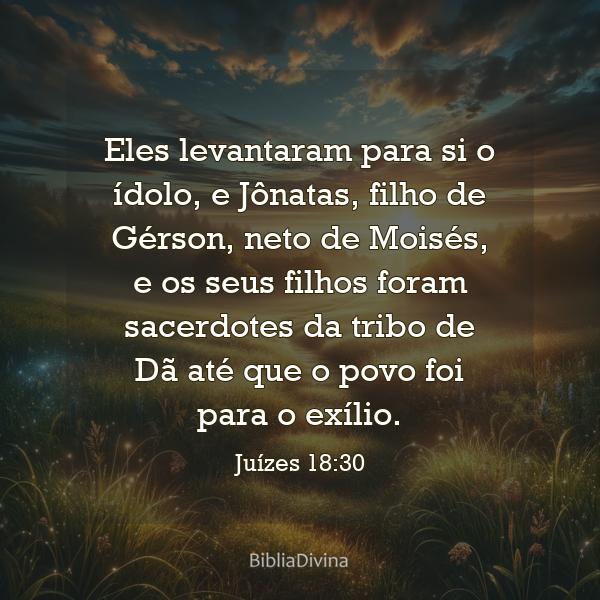 Juízes 18:30