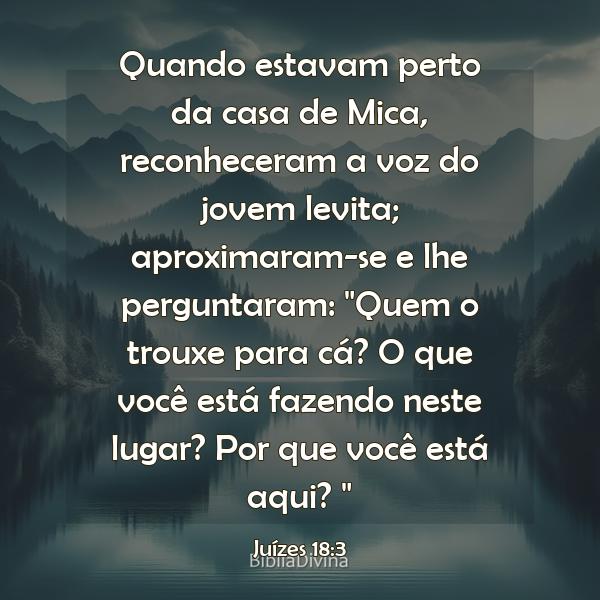 Juízes 18:3