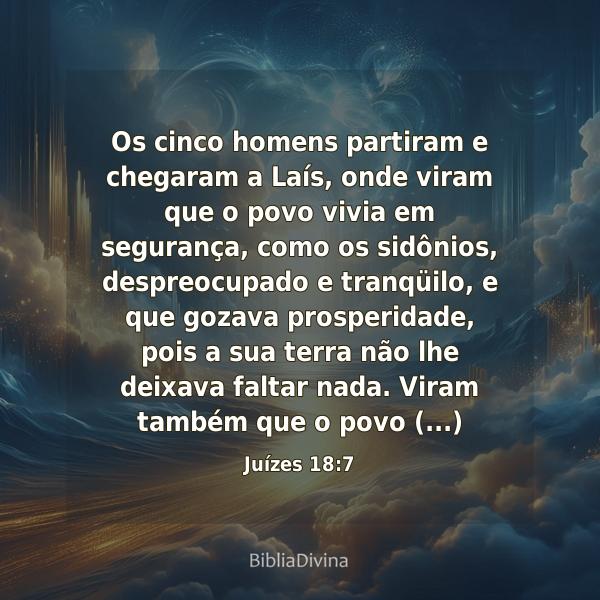 Juízes 18:7