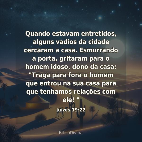 Juízes 19:22