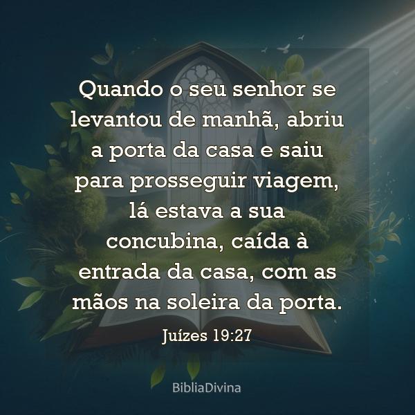 Juízes 19:27