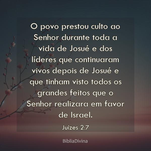 Juízes 2:7