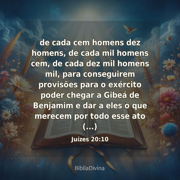 Juízes 20:10