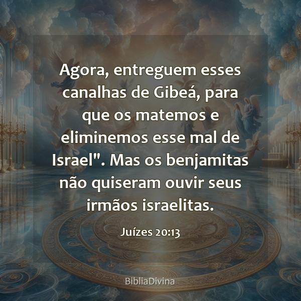 Juízes 20:13