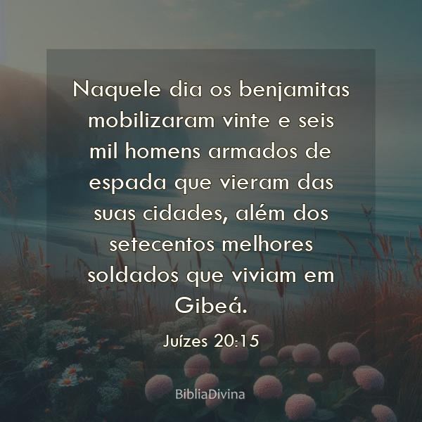 Juízes 20:15