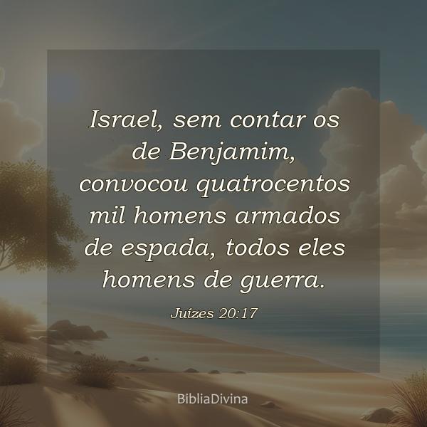 Juízes 20:17