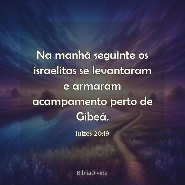 Juízes 20:19