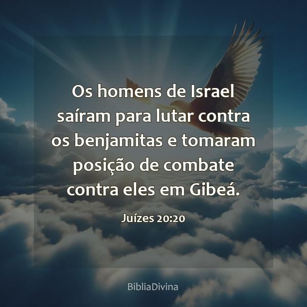 Juízes 20:20