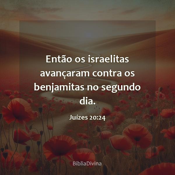 Juízes 20:24