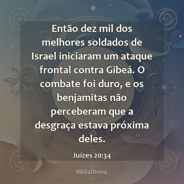 Juízes 20:34