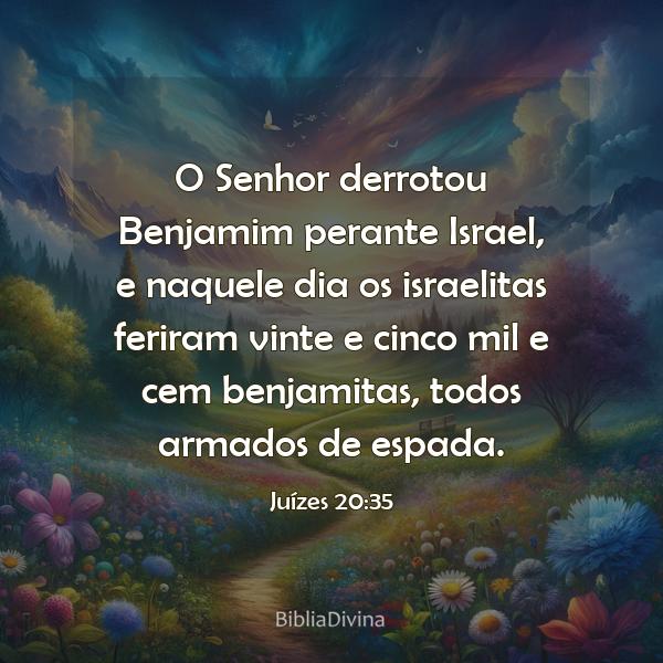 Juízes 20:35