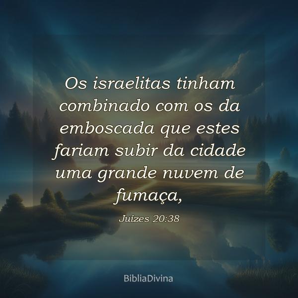 Juízes 20:38