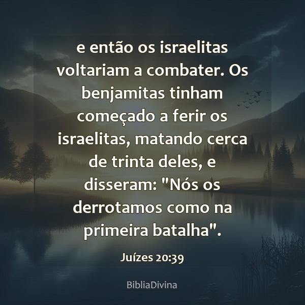 Juízes 20:39