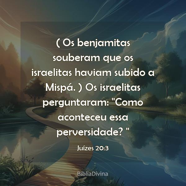 Juízes 20:3