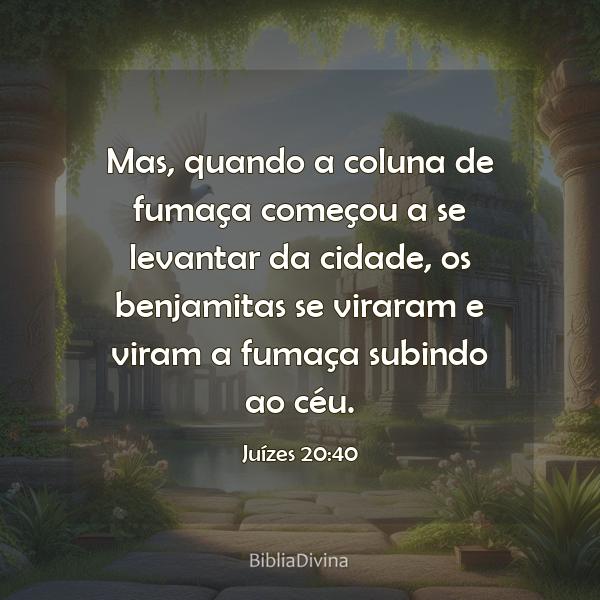 Juízes 20:40