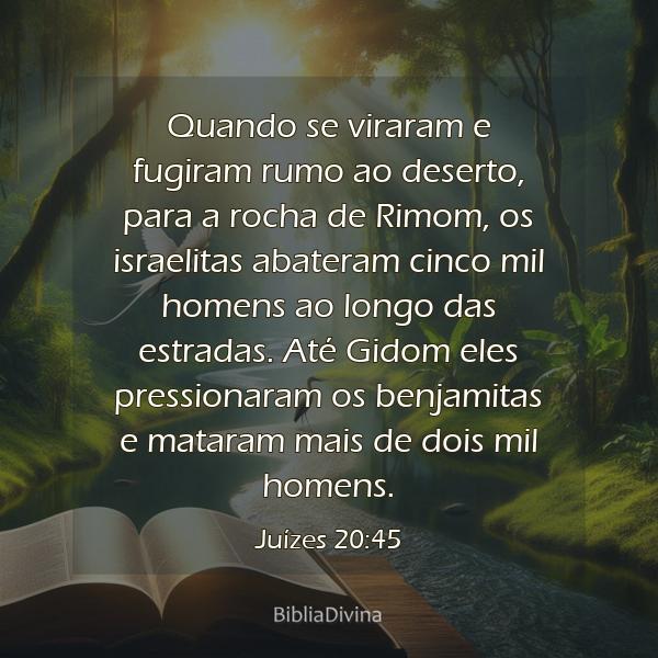 Juízes 20:45