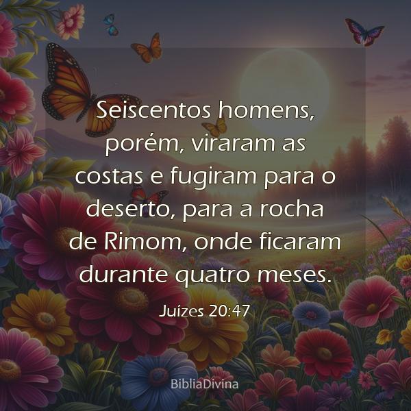 Juízes 20:47