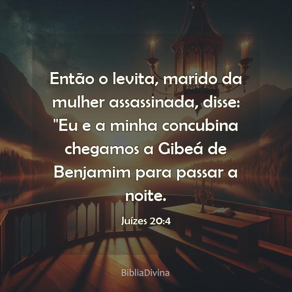 Juízes 20:4