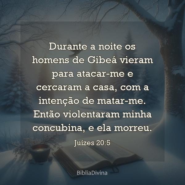 Juízes 20:5