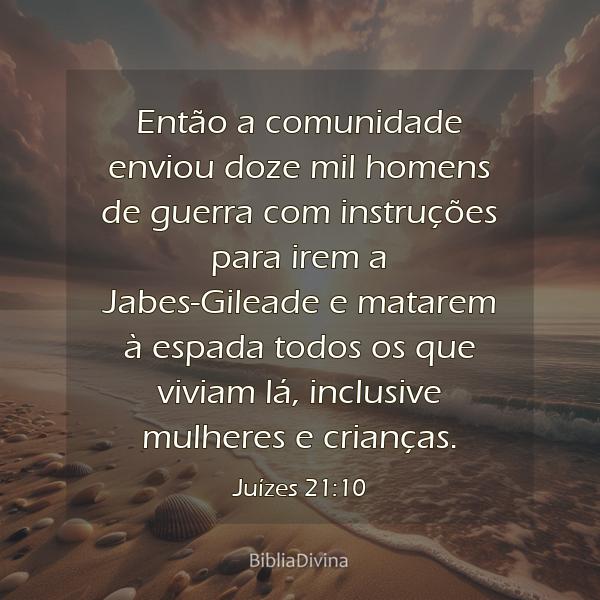 Juízes 21:10