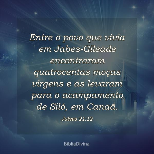 Juízes 21:12