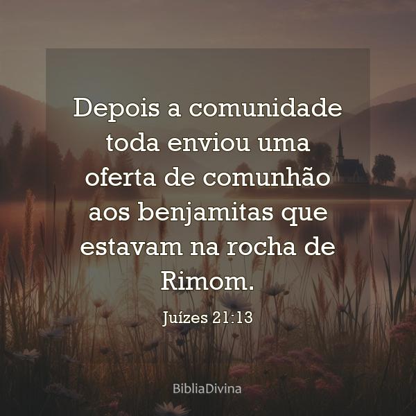 Juízes 21:13