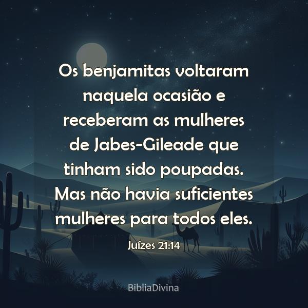 Juízes 21:14