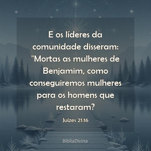 Juízes 21:16