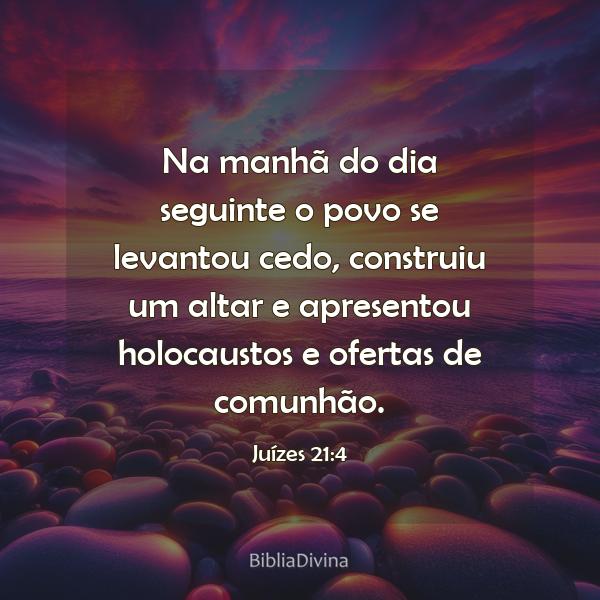 Juízes 21:4