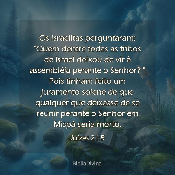 Juízes 21:5