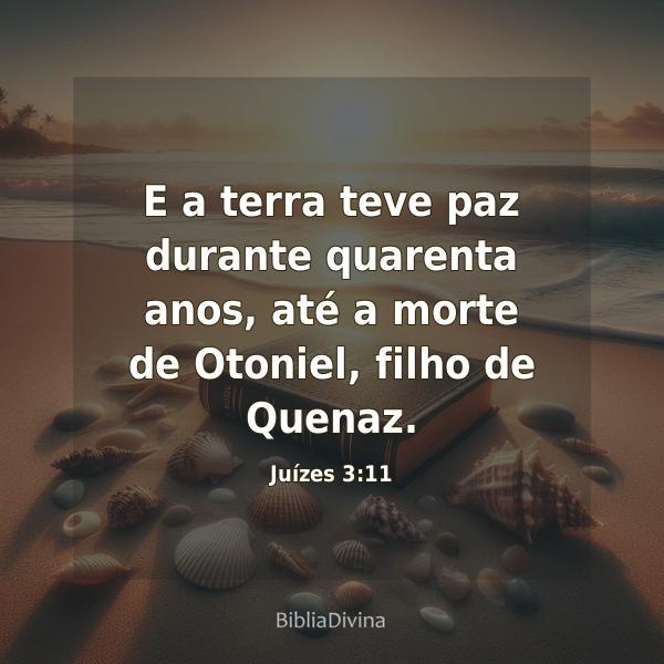 Juízes 3:11