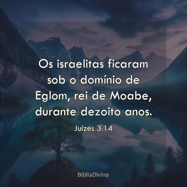 Juízes 3:14