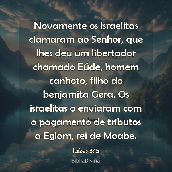 Juízes 3:15